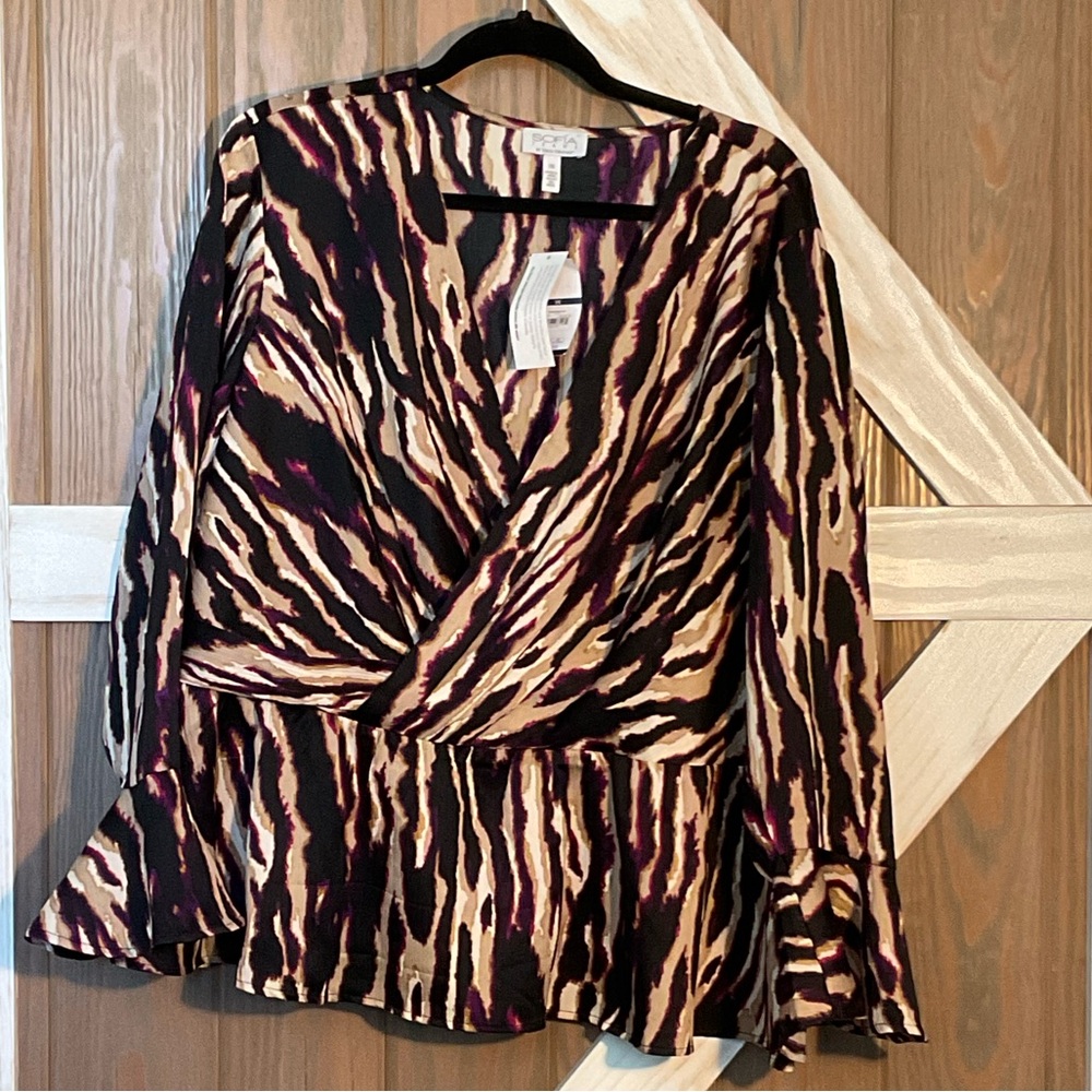 Sofia Vergara Zebra Print Blouse - Picture 4 of 7